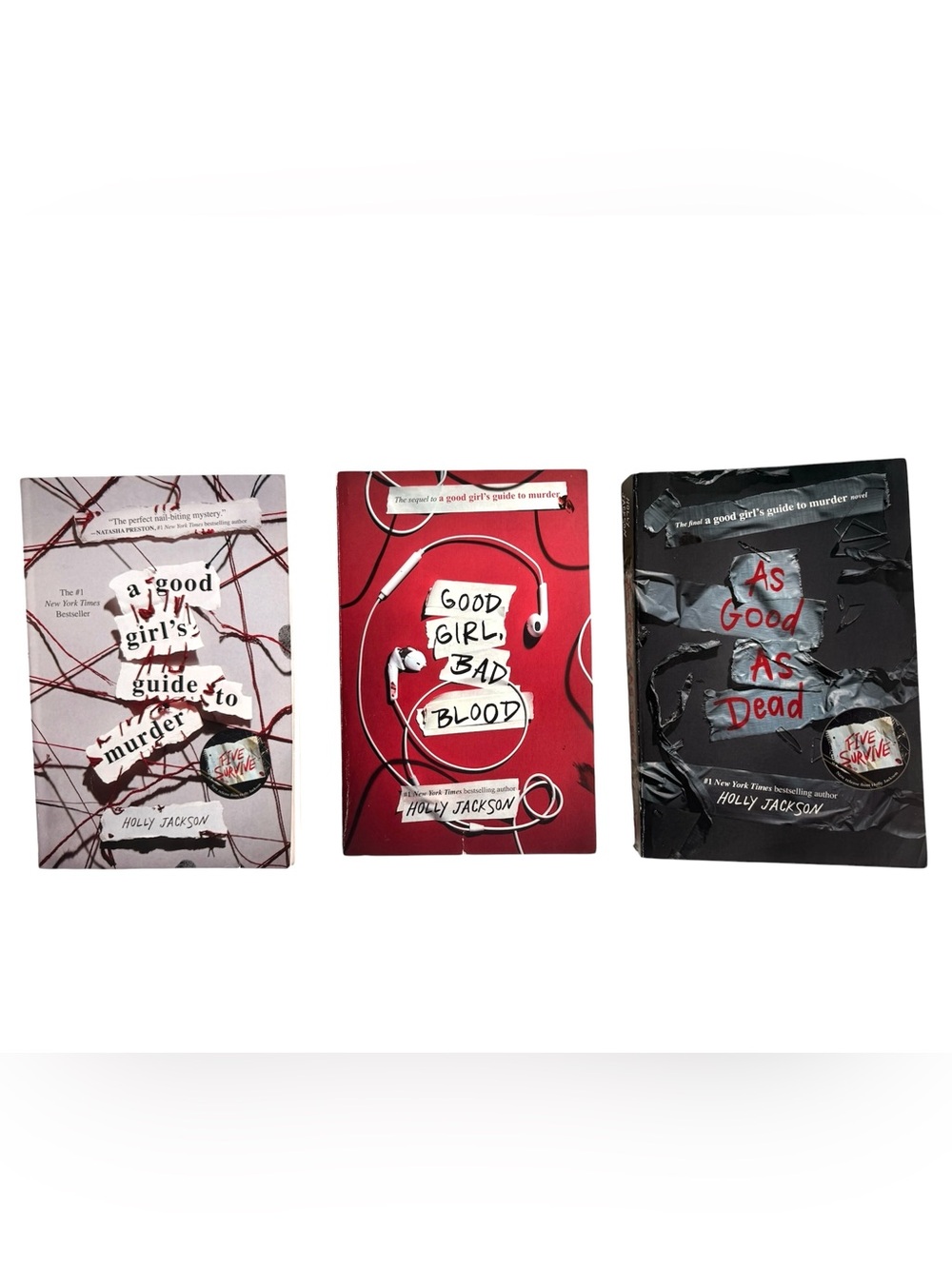 A Good Girl’s Guide to Murder 3 book series - Holly Jackson - NYT Bestseller